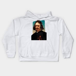 Spanish Writer Francisco Gomez De Quevedo y Villegas illustration Kids Hoodie